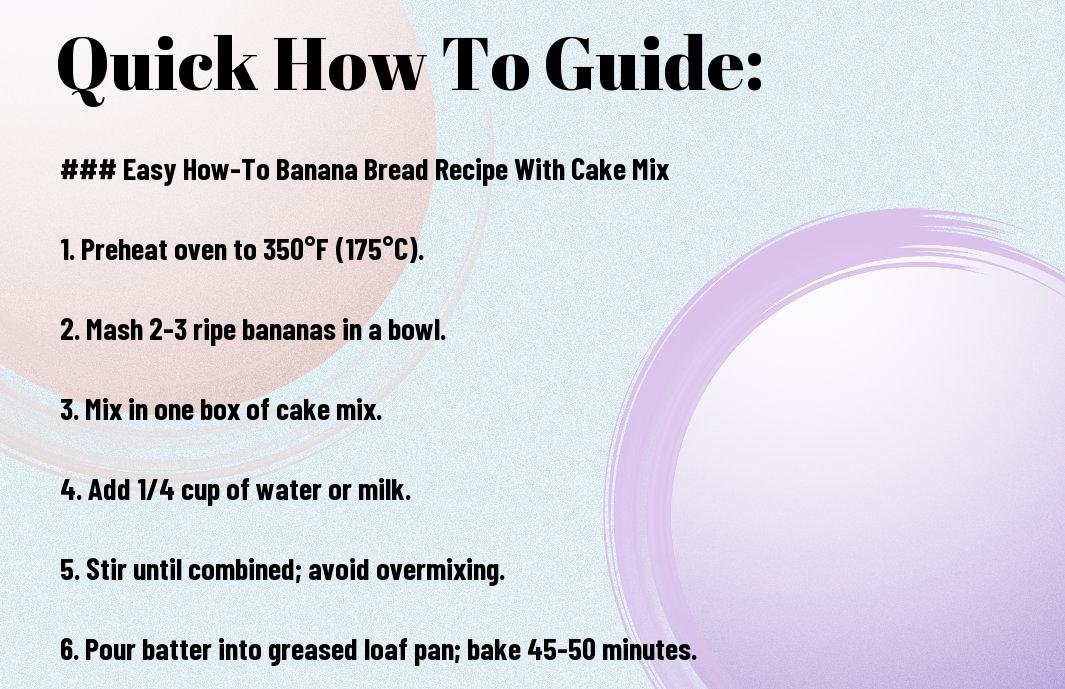 quick-banana-bread-recipe-with-cake-mix-swu Easy How-To Banana Bread Recipe With Cake Mix For Quick Baking